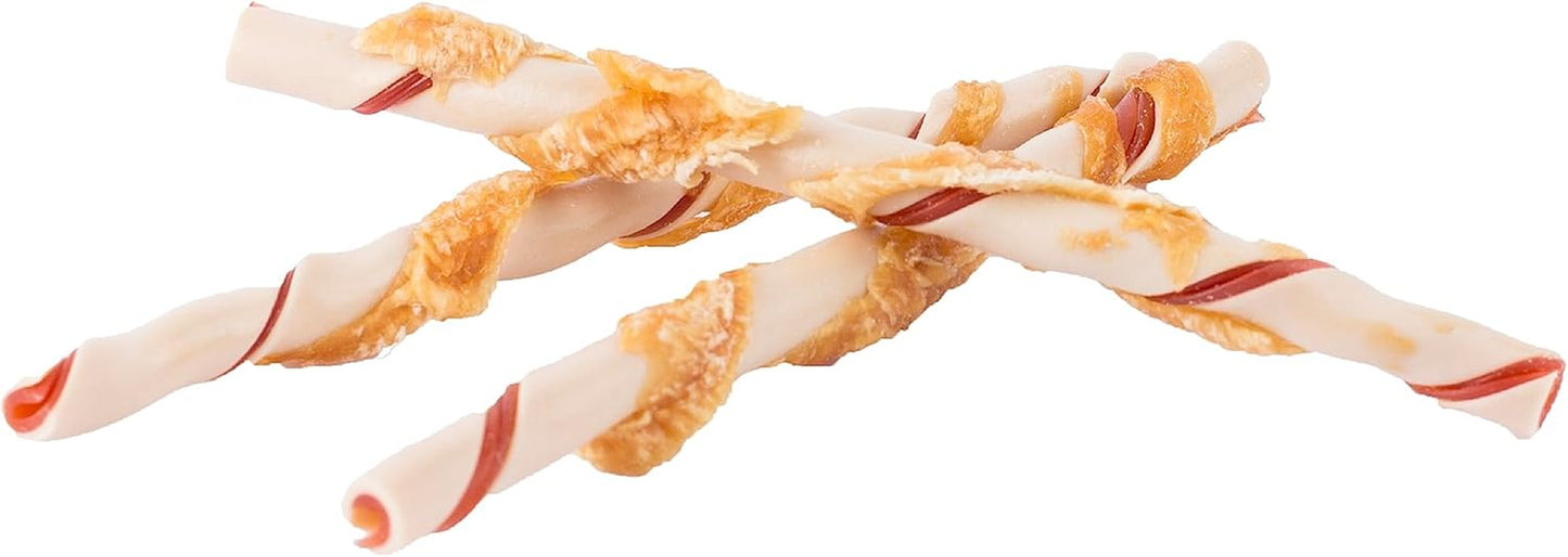 Dreambone Twists Wrapped with Chicken, No-Rawhide Chews for Dogs, 11 Count