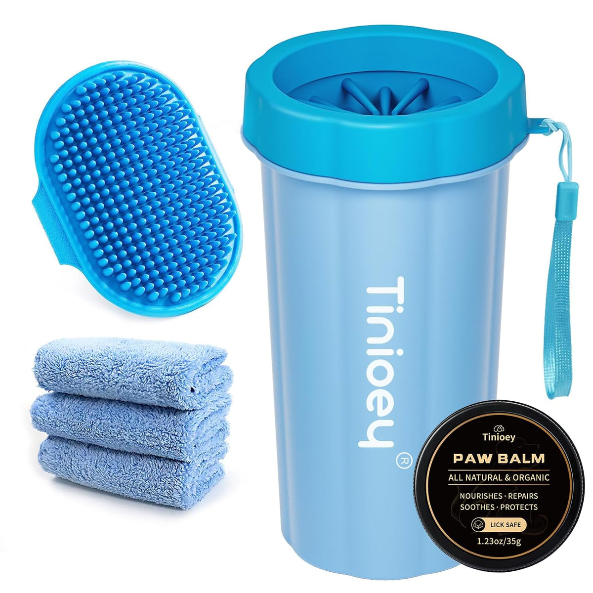 Dog Paw Cleaner Cup for Large Dogs, Muddy Paw Washer