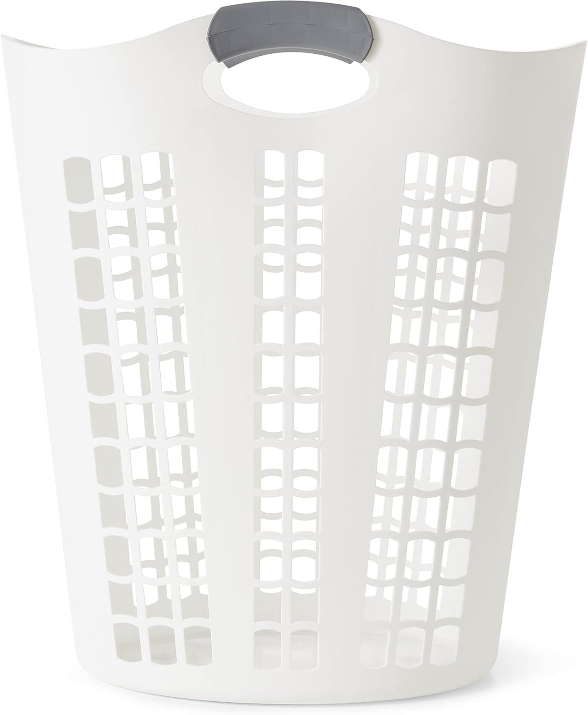 Gracious Living Laundry Basket, Easy Carry Flex Collapsible Hamper, 87.5L