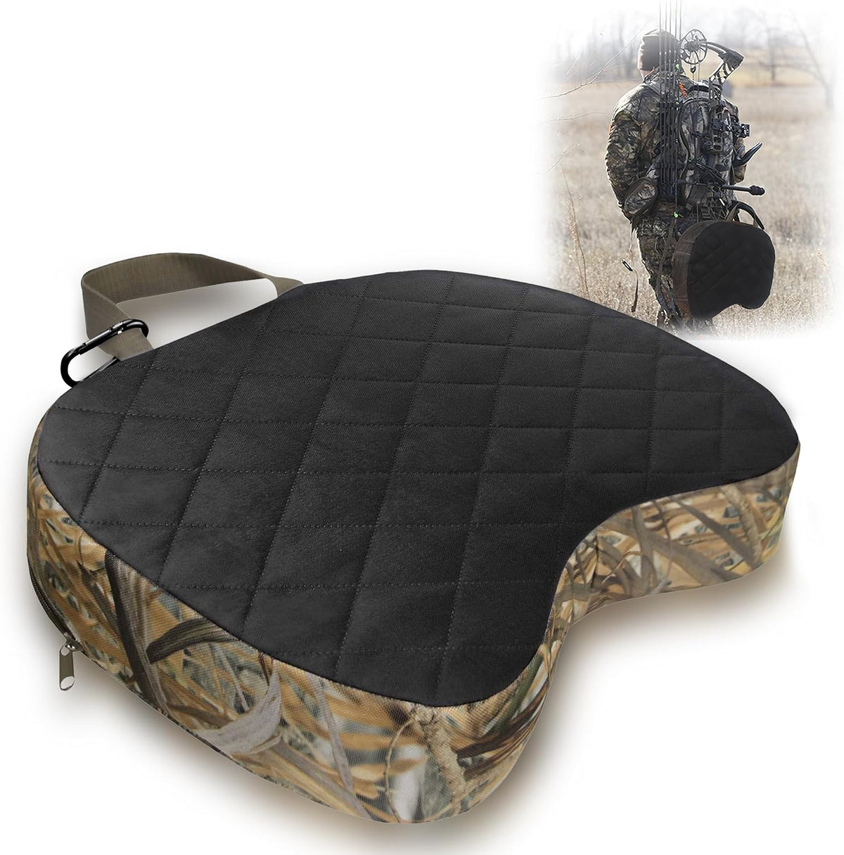 URMONA Portable Hunting Seat Cushion, 11.4 X 15.7 X 2.8 In, Waterproof