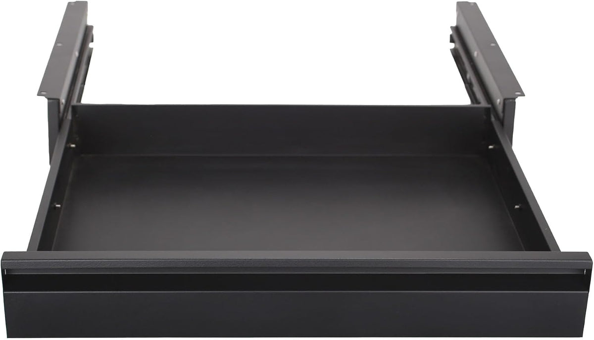 POPMOON 22.5 in under Desk Drawer, Steel Large Pull Out Storage Organizer