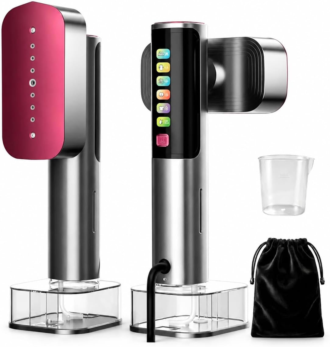 1000W Handheld Clothes Steamer, 220Ml Portable Travel Steamer, 6 Settings