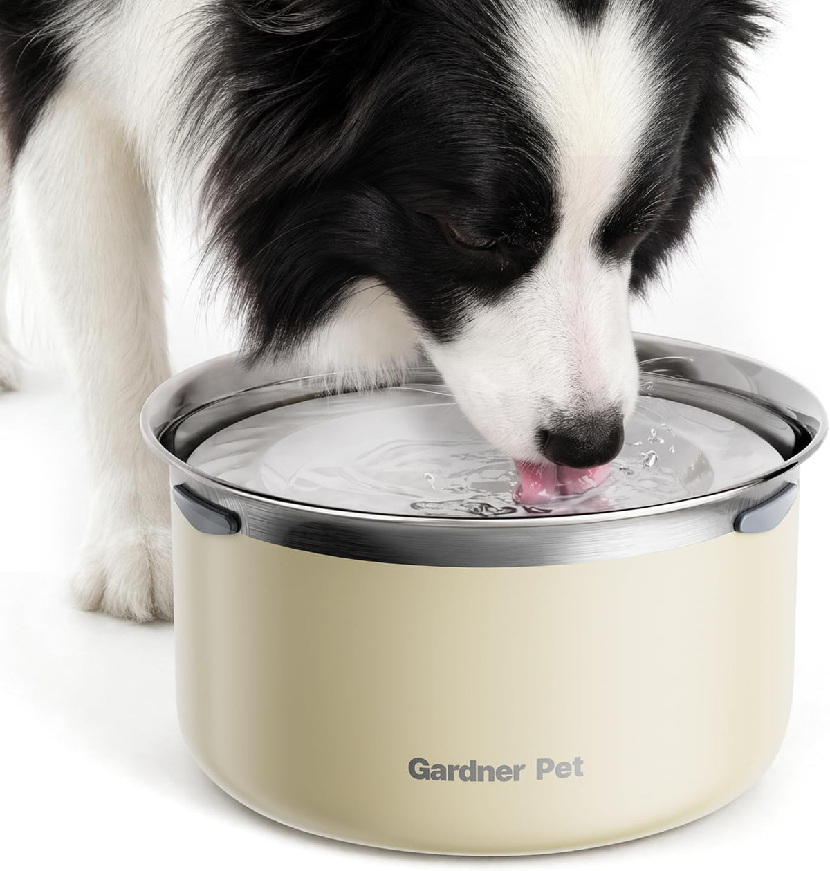 Gardner Pet Dog Bowls 1 Gallon (3.85L) Stainless Steel Dog Water Bowl