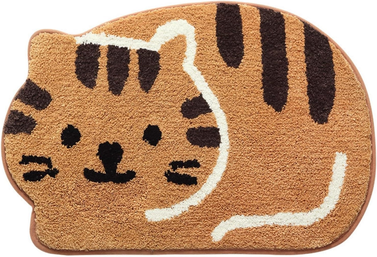 Cat Shape Carpet, Shower Mat, Bath Mat Cute, Cat Face Bathroom Rugs