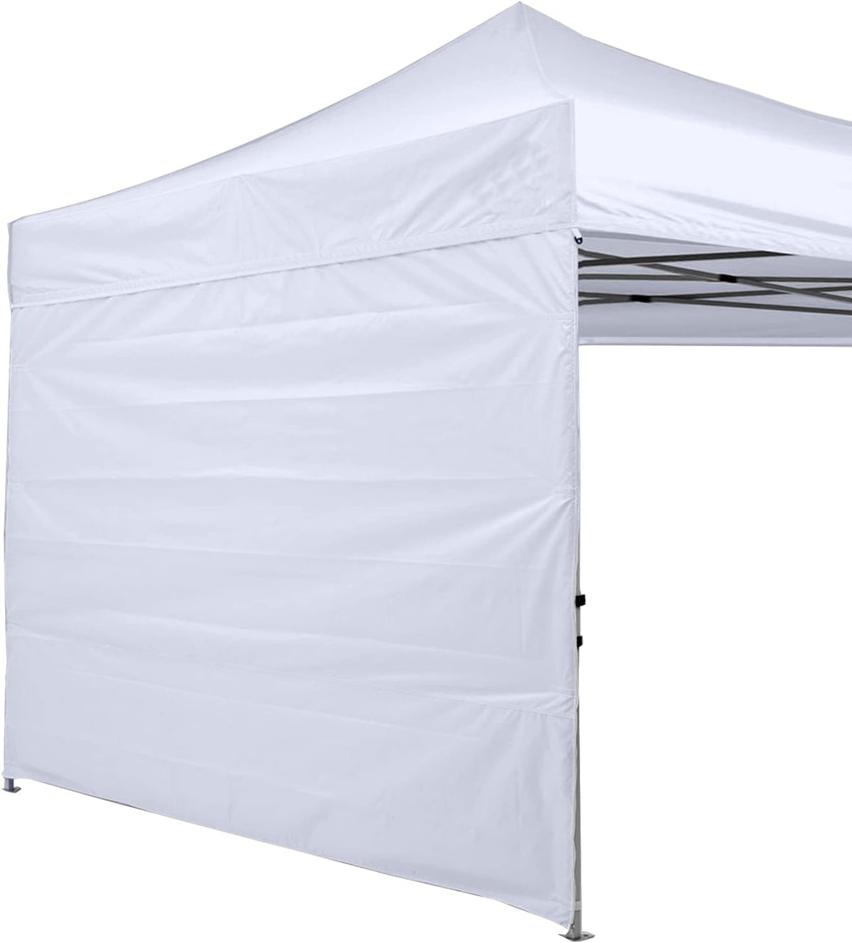 ABCCANOPY Instant Canopy Sunwall 10X10 FT No Frame or Top, White