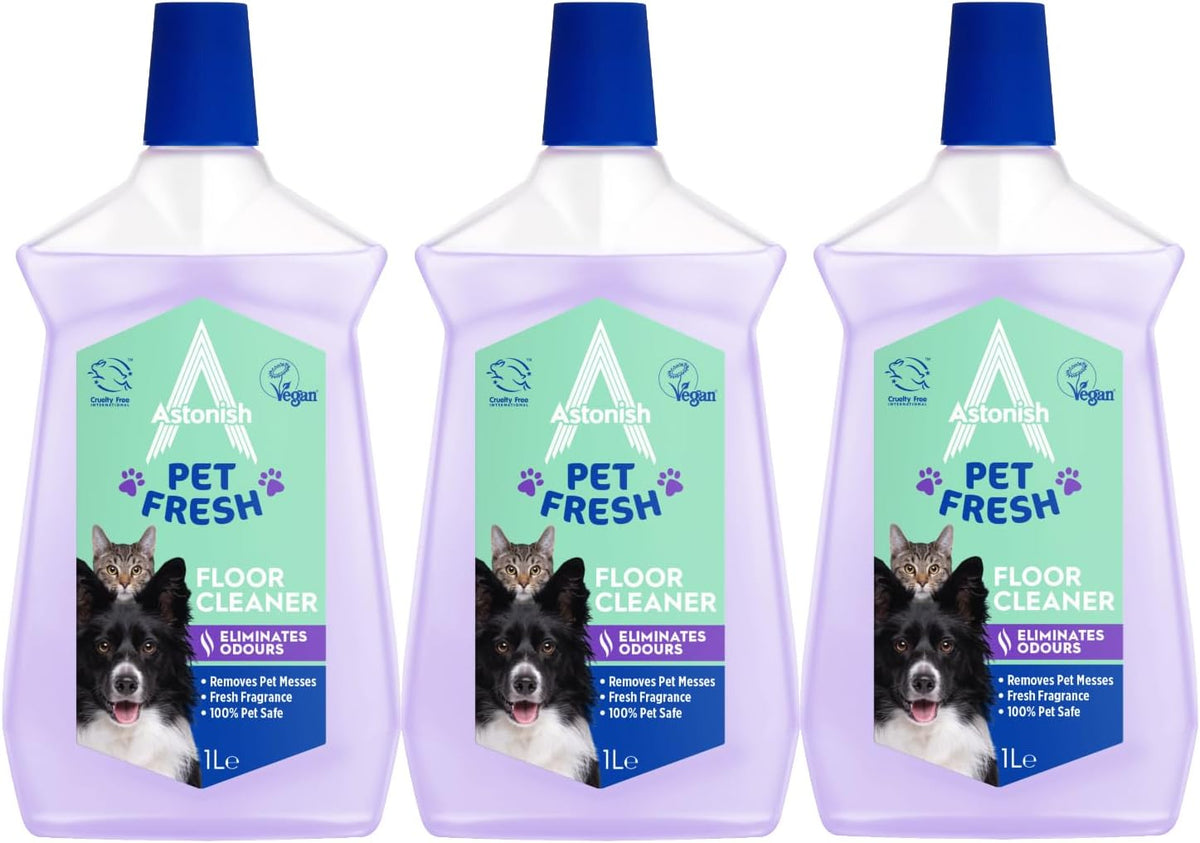 Astonish Pet Floor Cleaner Concentrate, Odor Neutralizing Mop Solution 1L