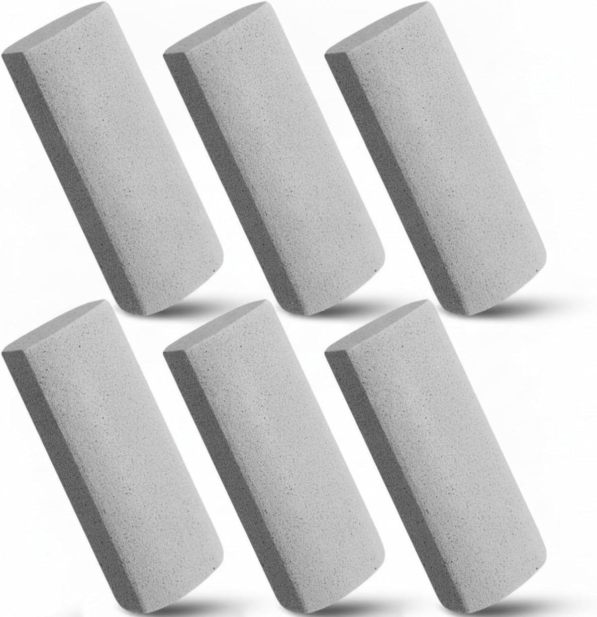 6 Pcs Pet Hair Remover Rock Pumice Stone, 5.3 X 2 X 1.4 Inch, Gray