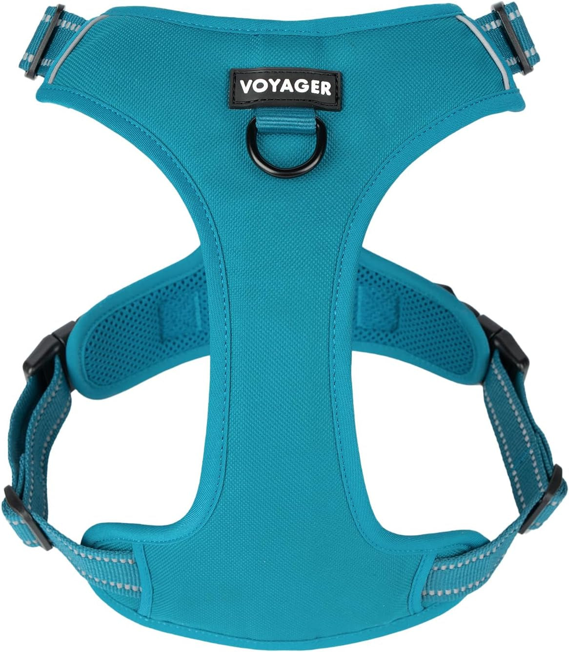 Voyager Dual Attachment No Pull Harness - Turquoise, Small