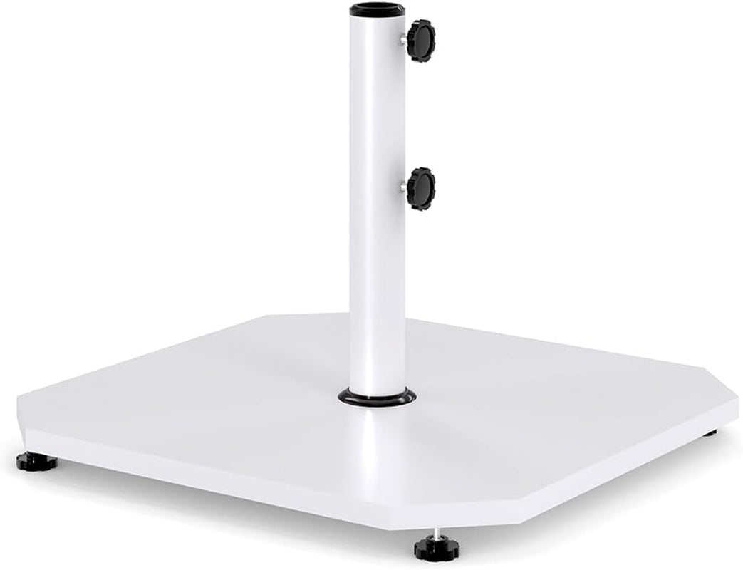 Sundale Outdoor Umbrella Base 40Lbs Steel Umbrella Stand, White