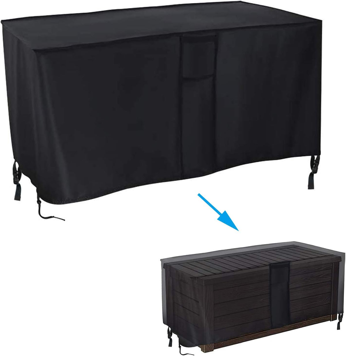 Deck Box Cover for Keter Westwood 150 Gallon Resin Large Deck Box