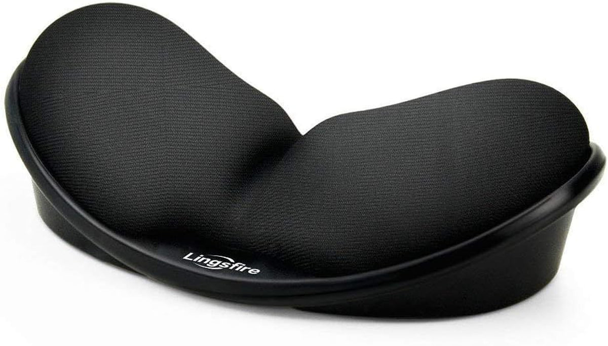 Memory Foam Mouse Wrist Rest Keyboard Wrist Rest Pad Anti-Skid Mousepad Support Wrist Rest Mat for Office Computer Laptop Mac- Durable Comfortable Lightweight Easy Typing(5.1 * 2.8" Black)