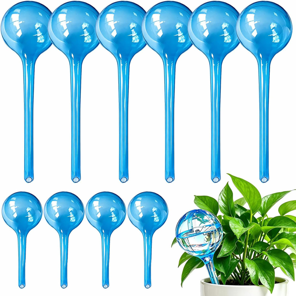 Self Watering Globes for Plant, 10Pcs Auto Watering Bulb for Indoor Outdoor