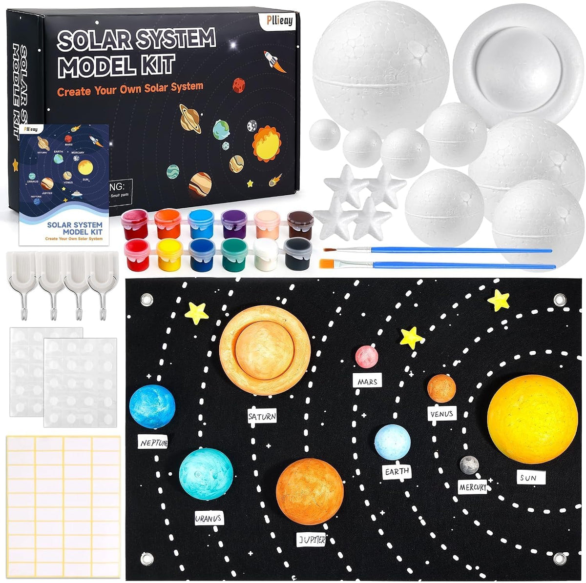 Pllieay Solar System Model Kit for School Science Projects, Space Education