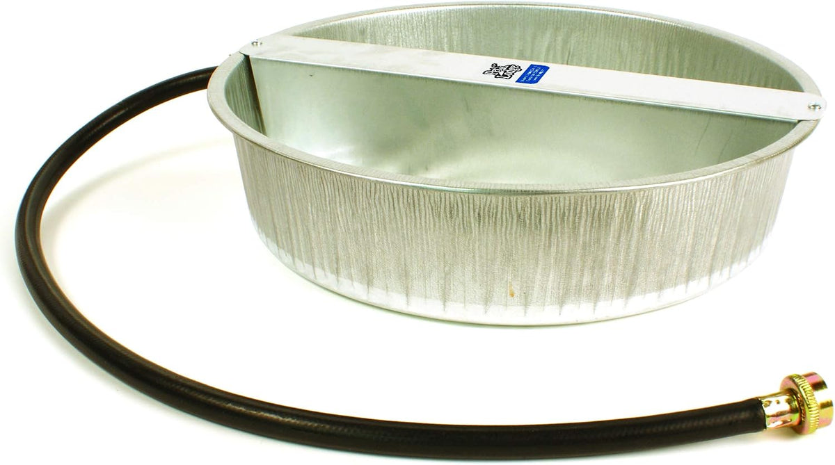 Little Giant Automatic Pet Waterer - Pet Lodge - Steel Ever Full Pet Bowl, 13 Quart (Item No. PW13)