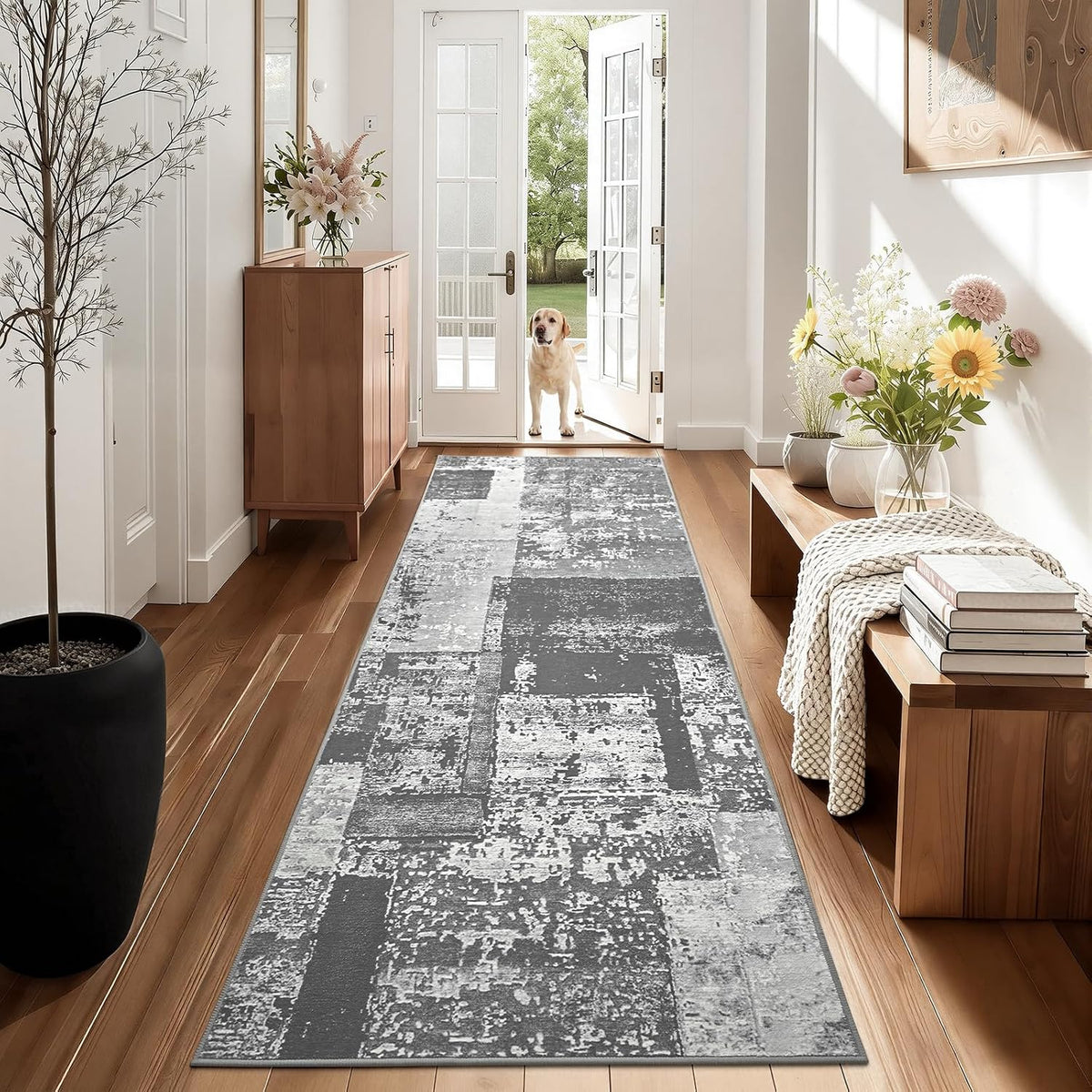 LOCHAS Washable Runner Rugs for Hallway 2X6, Non Slip Entryway Rug Runners