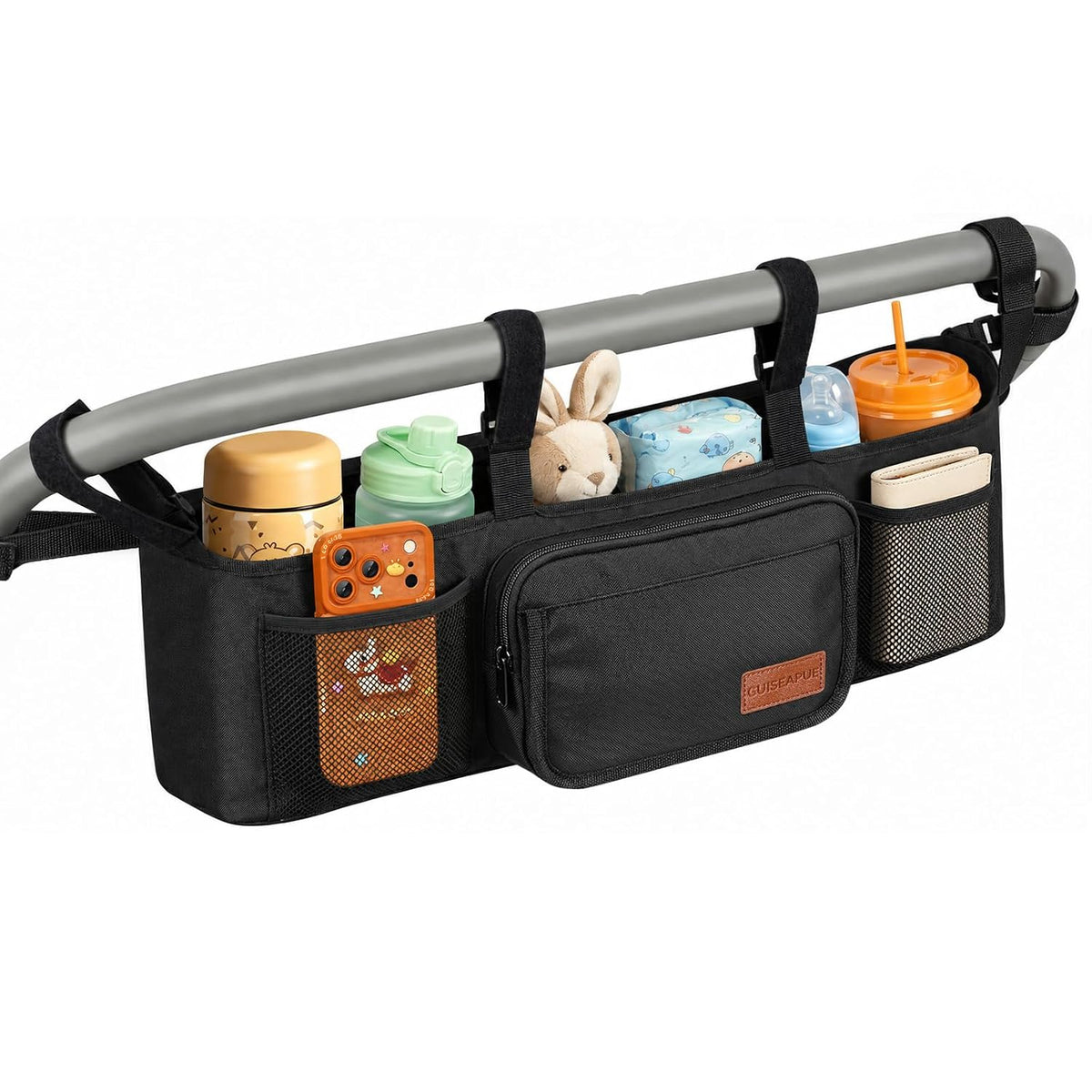 Double Stroller Organizer for Bob Duallie/Jeep Side by Side Double Stroller