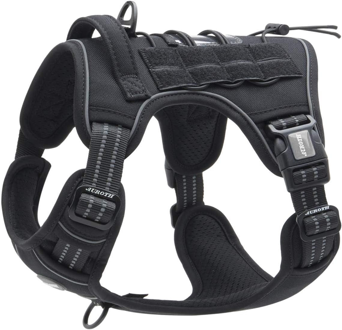 AUROTH Dog Harness for Small Medium Dogs, Tactical No Pull Dog Vest