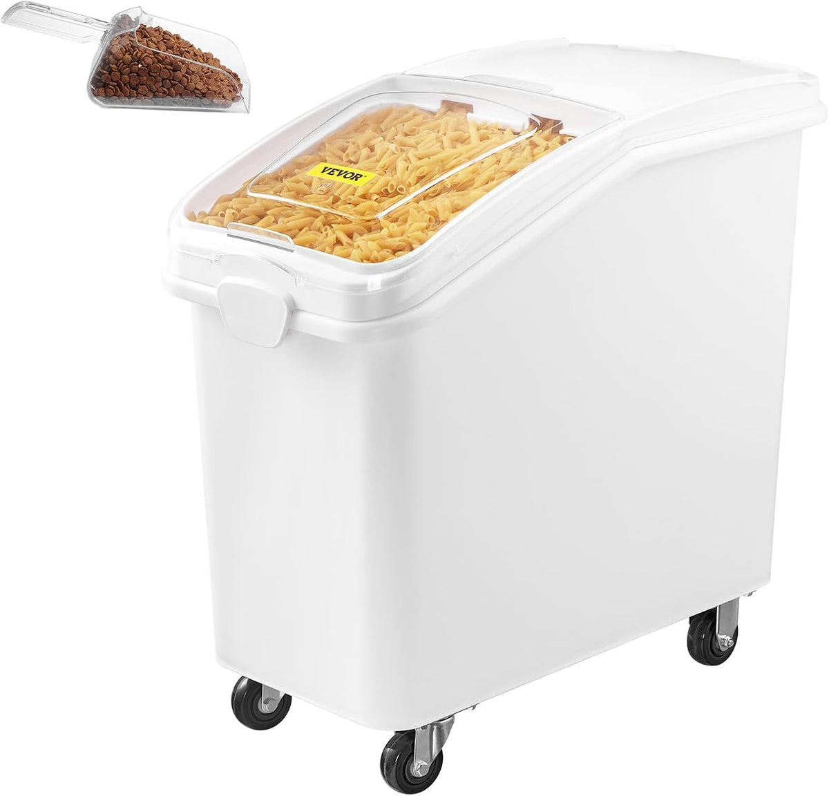 VEVOR 27 Gallon Food Storage Container, 500 Cup Commercial Ingredient Bin