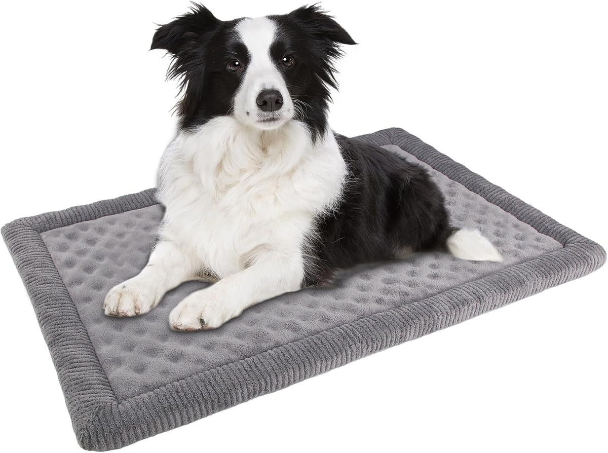 Large 36 Inch Dog Crate Bed Memory Foam Kennel Pad for Dog Cages Washable