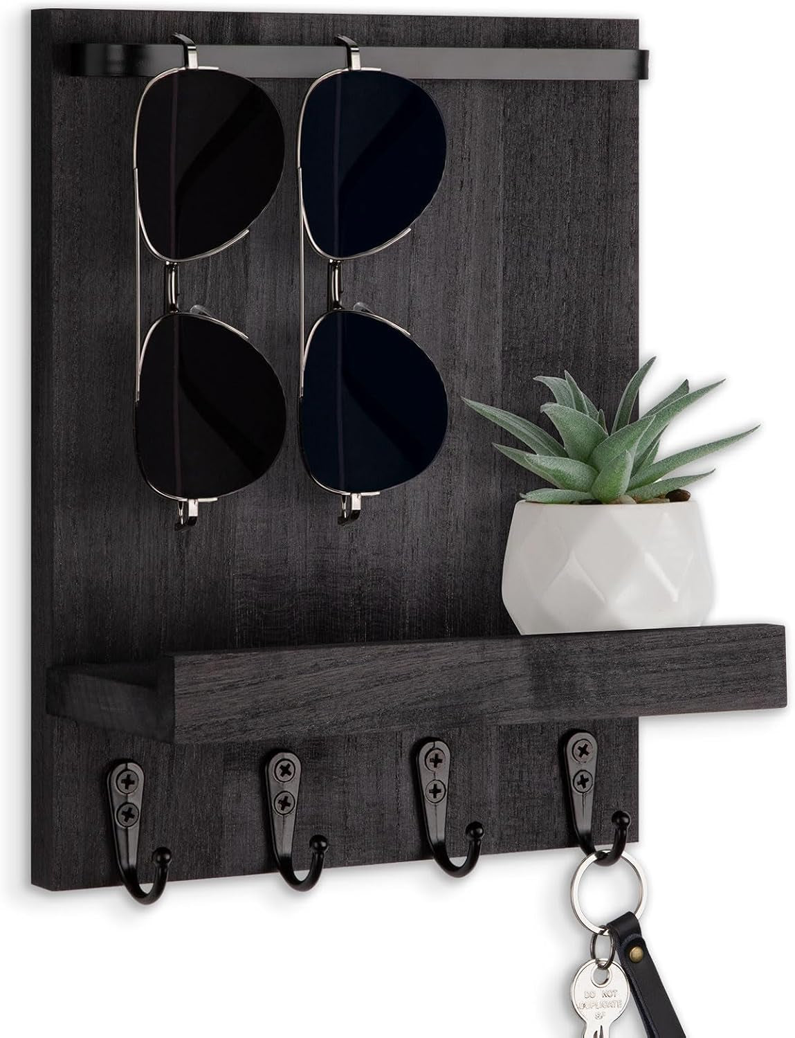 Key Holder Wall Mount, Key and Sunglasses Holder for Wall