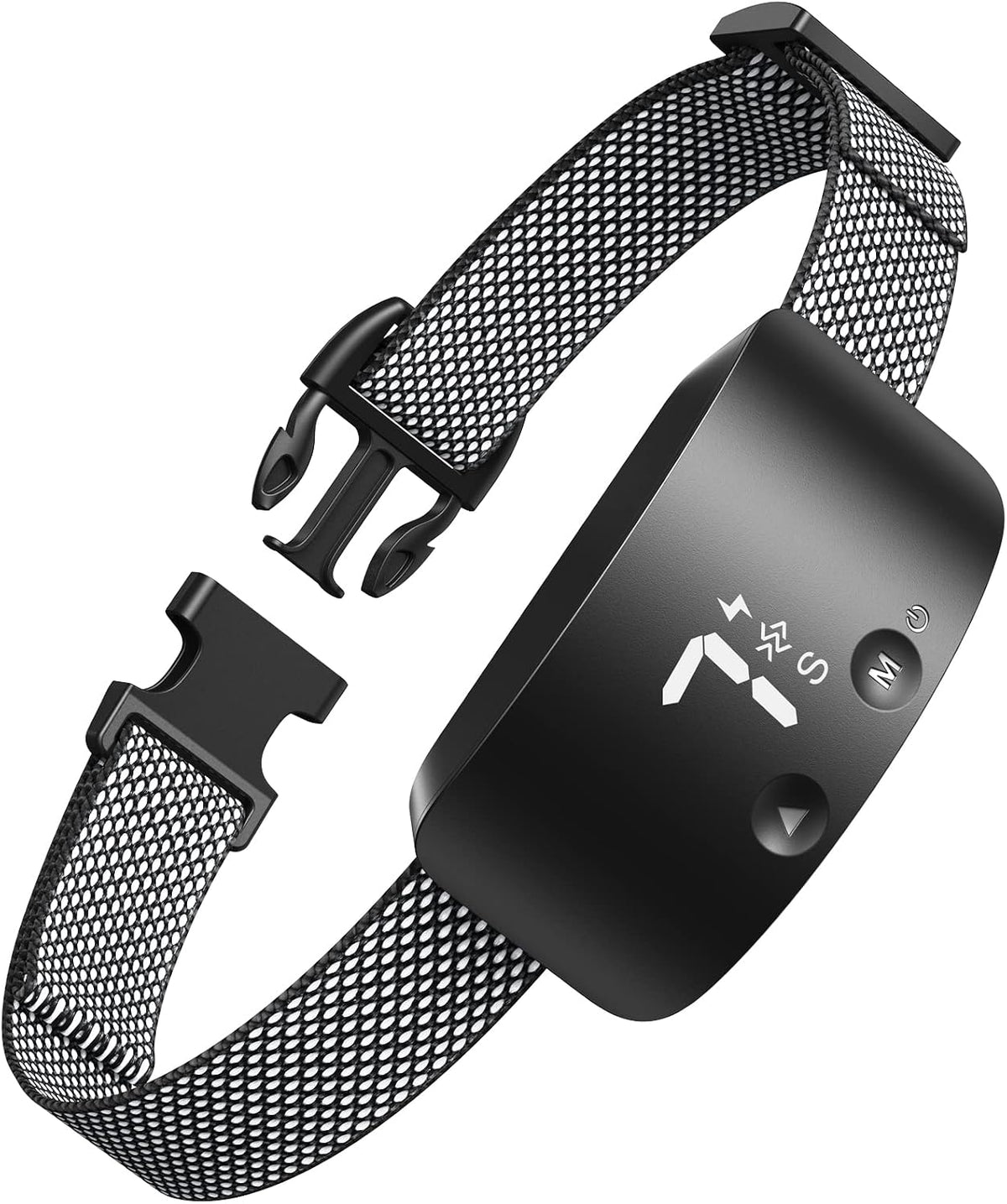 Bark Collar for Dogs,Rechargeable anti Barking Training Collar with 7 Adjustable Sensitivity and Intensity Beep Vibration for Small Medium Large Dogs (Black)