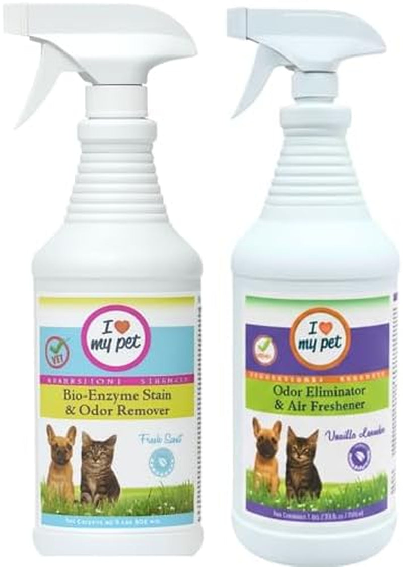 I Love My Pet Bio-Enzyme Carpet Cleaner and Urine Odor Remover Bundle