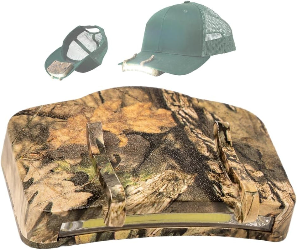 MODERN NEEDS Night Vision Cap Light – Clip on Cap Light Powered by AAA, Dual LED Modes, Cap Flashlight and Hat Light for Billed Hats, Camping, Hunting, Fishing, Hiking, Walking, Repairs & Outdoor