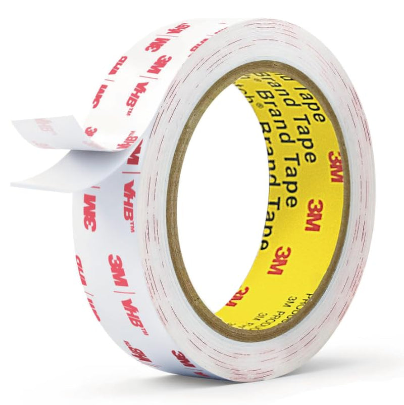 P7Yaumy Double Sided Tape,1In X 9.85Ft Heavy Duty Removable Mounting Tape