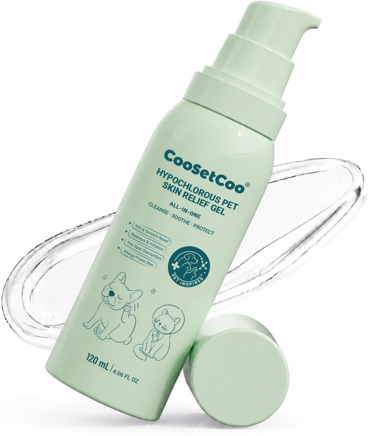 Dog Wound Care Hydrogel for Hot Spots, Itch, Irritation Treatment