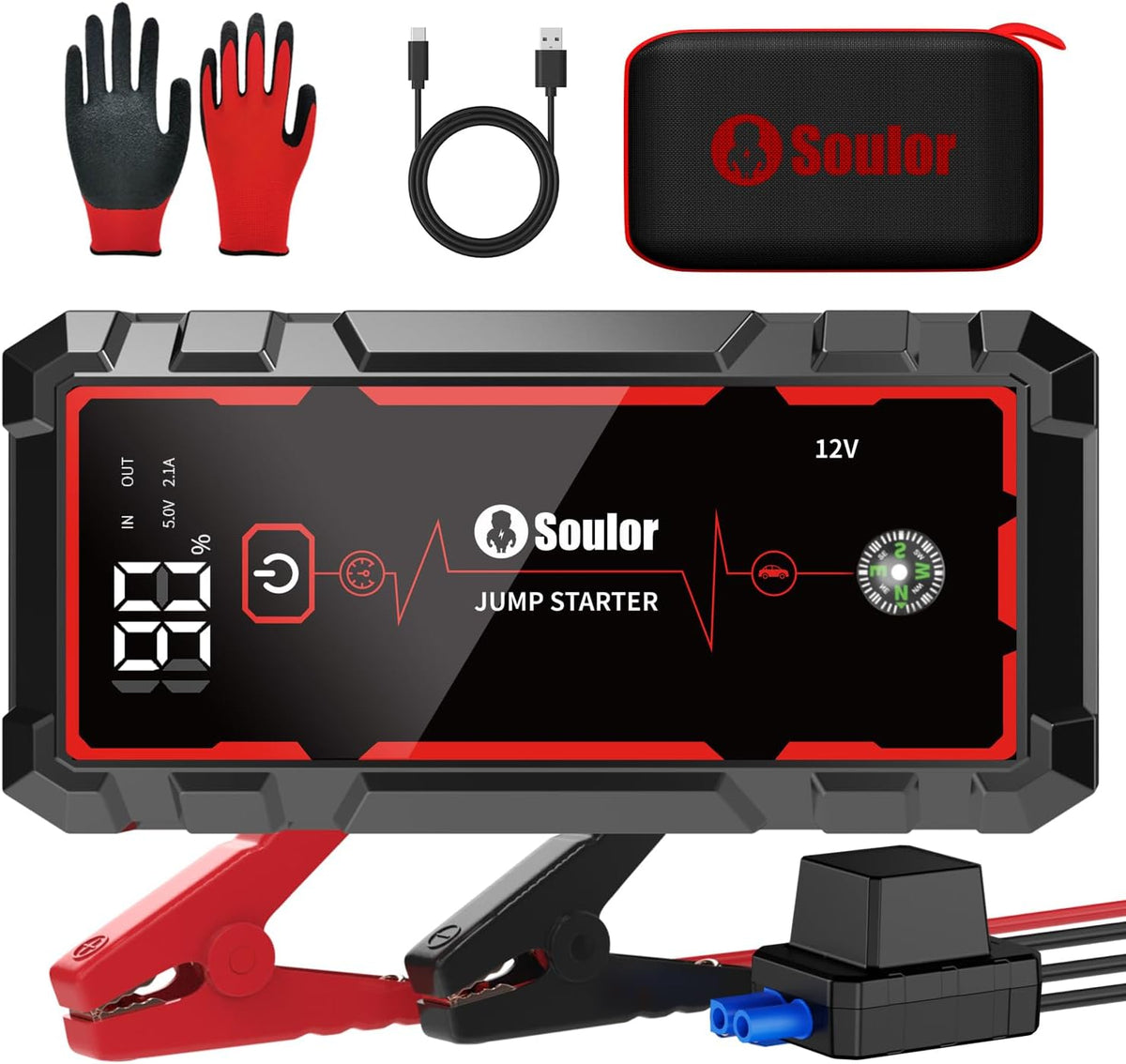 Jump Starter Battery Jumper Starter Portable Car Battery Jump Starter 5000A
