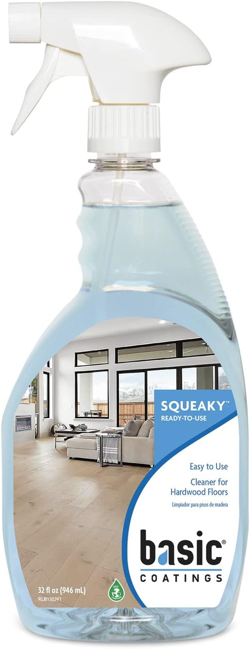 Basic Coatings Squeaky Hardwood Floor Cleaner Spray | Harwood Floor Cleaner