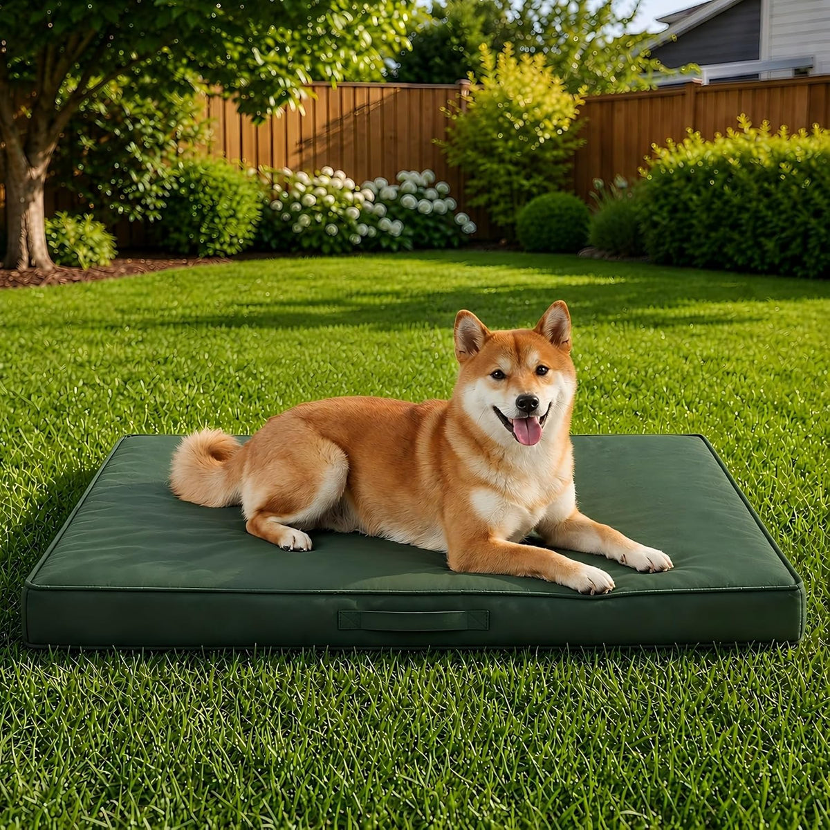Outdoor Dog Bed Large Sized Dog, Waterproof, 36X27X3 Inch