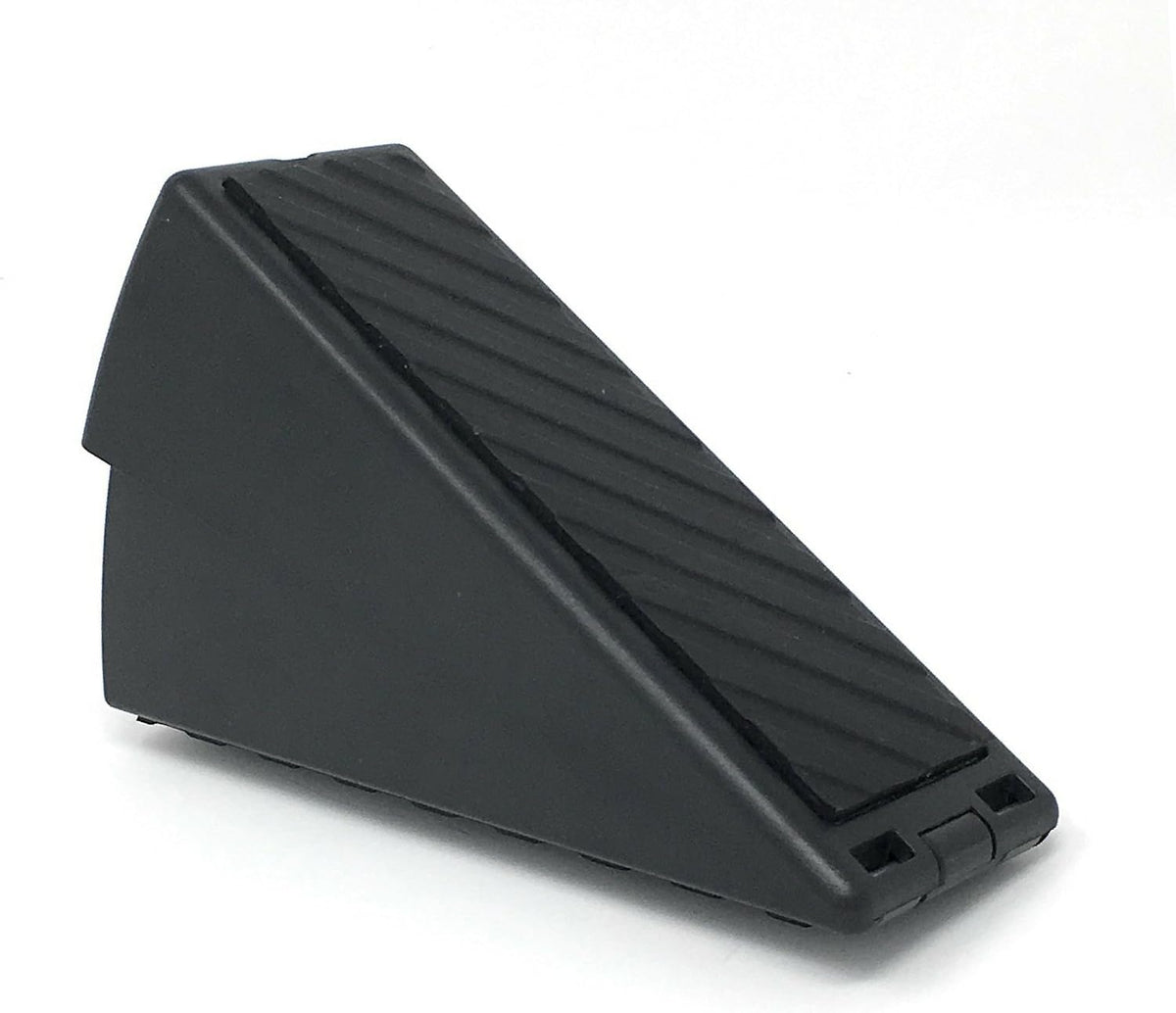 Heavy Duty Adjustable Spring Loaded Residential Door Wedge - Self-Adjusting Doorstop Fits Door Gaps -3" | Made in USA by Veteran Manufacturer