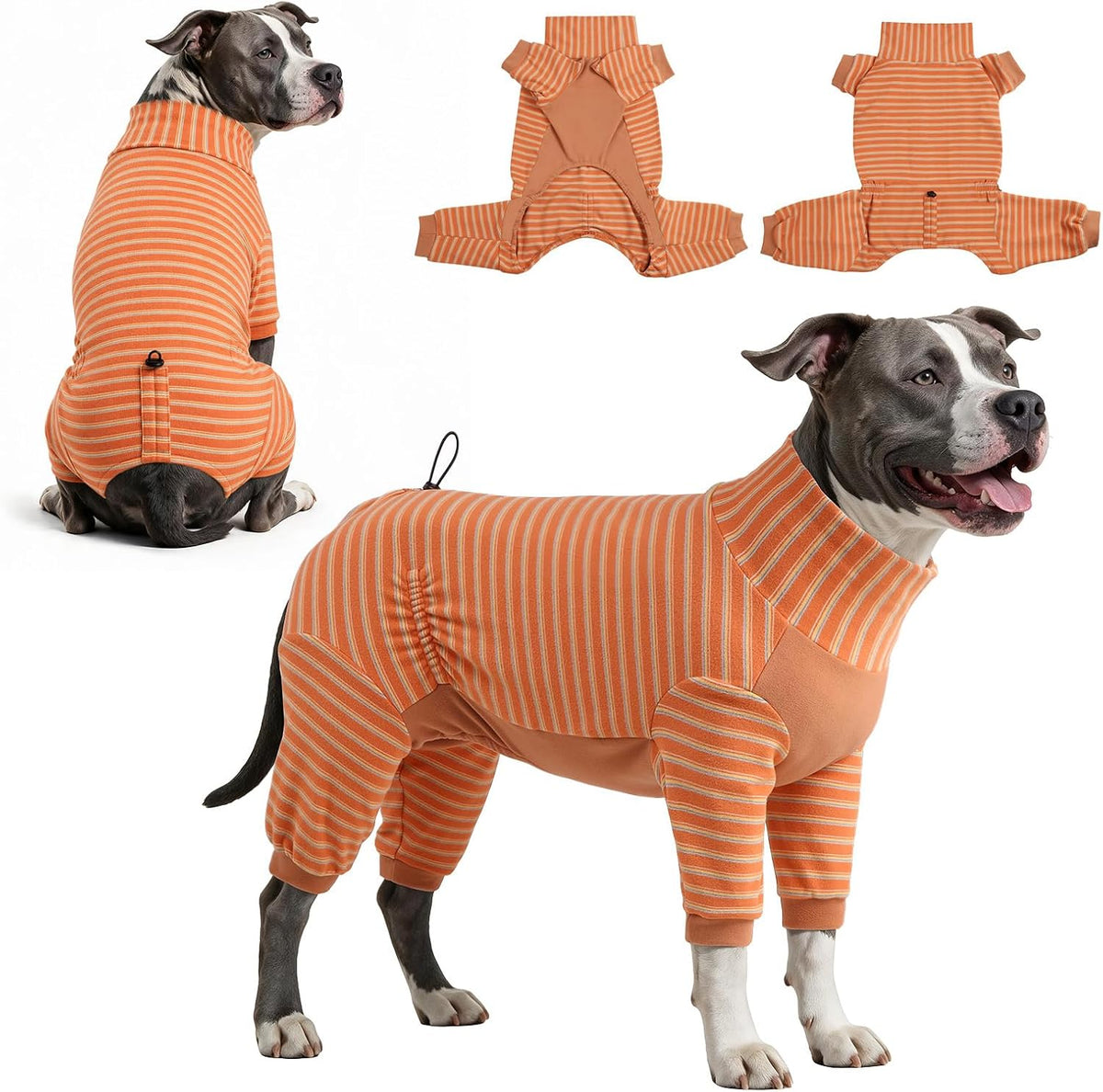 Dog Pajamas, Warm Dog Sweater Clothes for Large Dogs, XL-5XL