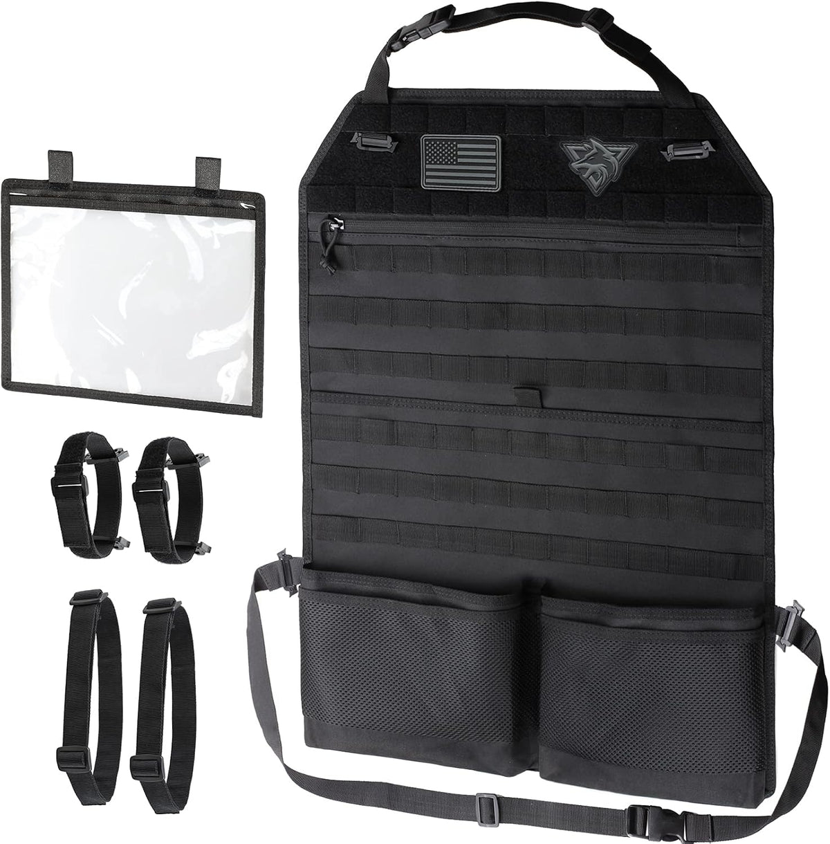 WYNEX Molle Seat Back Car Organizer Fit Most Car F150 Jeeps Pickups Trucks