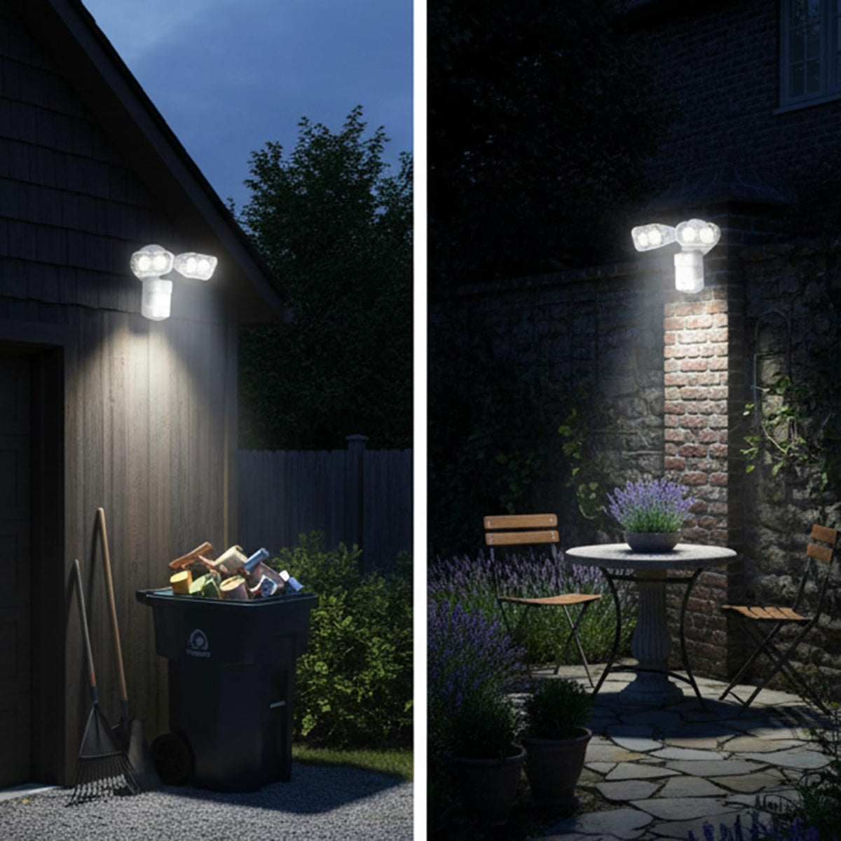 SANSI 28W 3500LM Motion Sensor Outdoor Lights, IP65 5000K (White)