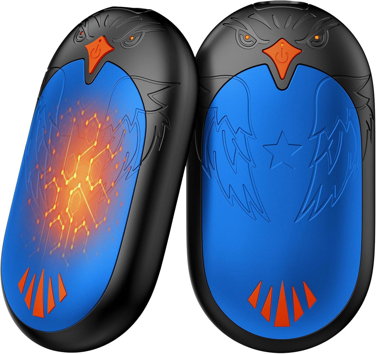 Magnetic Hand Warmers Rechargeable 2 Pack, Ergonomic Electric Hand Warmer, up to 24Hrs, Pocket Size Handwarmers,Warm Gifts for Raynauds, Golf, Men Women