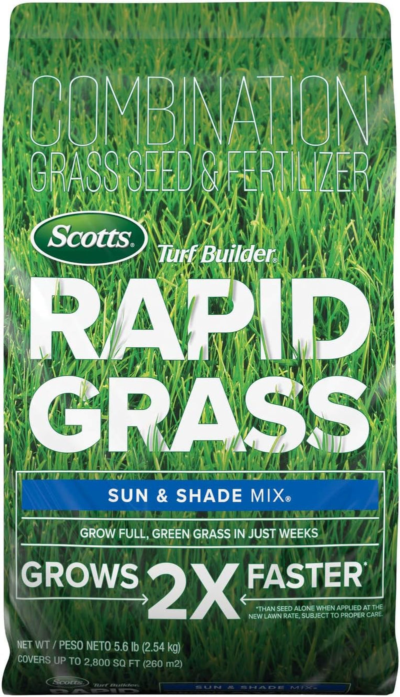 Scotts Turf Builder Rapid Grass Sun & Shade Mix, 5.6 Lbs.