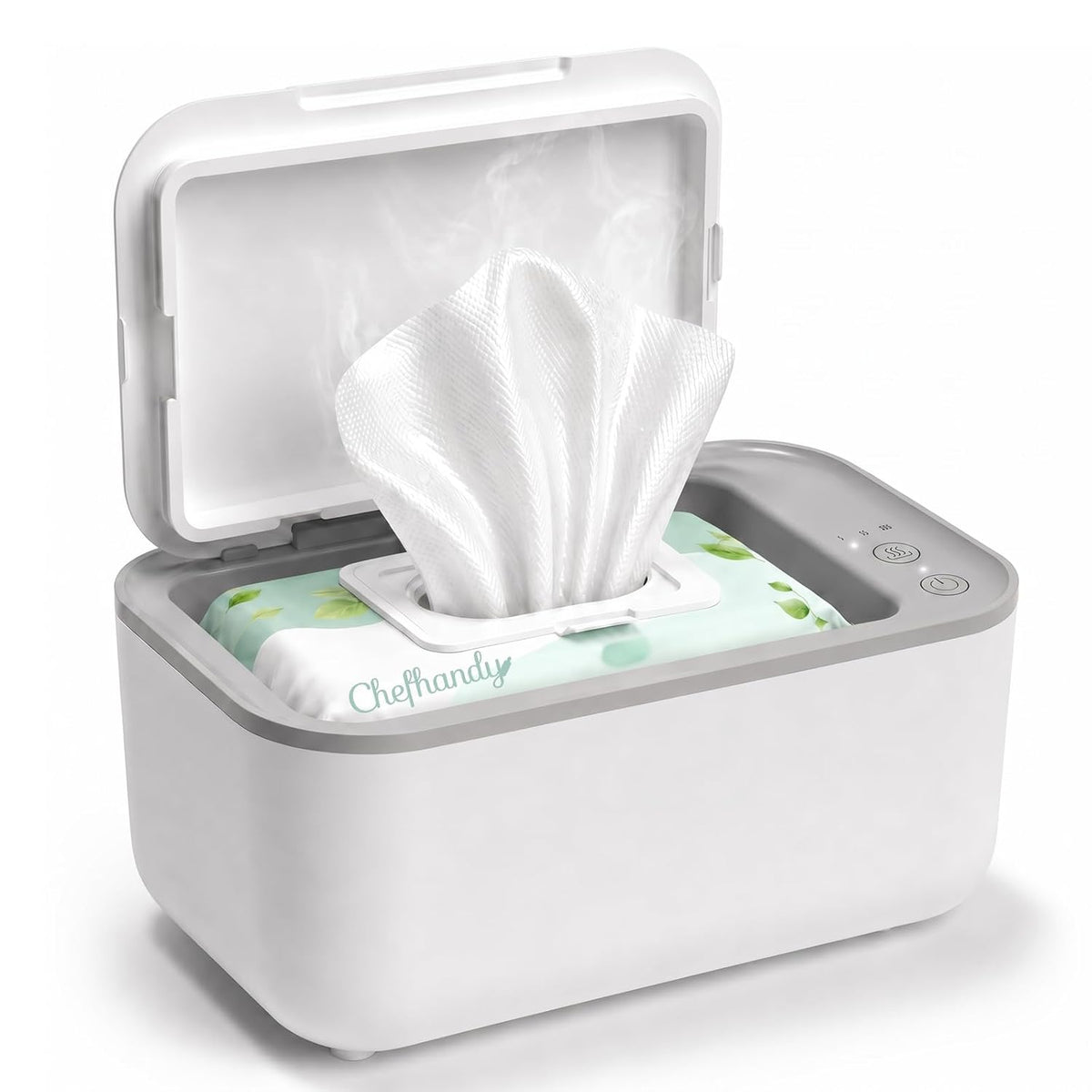 Chefhandy Baby Wipe Warmer with Surround Heating, Large Capacity, White