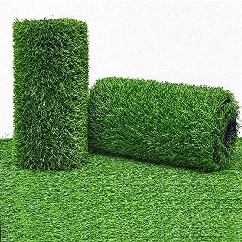 MYOYAY Artificial Grass Turf Rug, 3.3Ft X 33 Ft Large Realistic Grass Lawn Carpet Roll,1.18" Thick Synthetic Turf Mat with Drain Holes for Indoor Outdoor Garden Landscape Dog -109 Sq. Ft