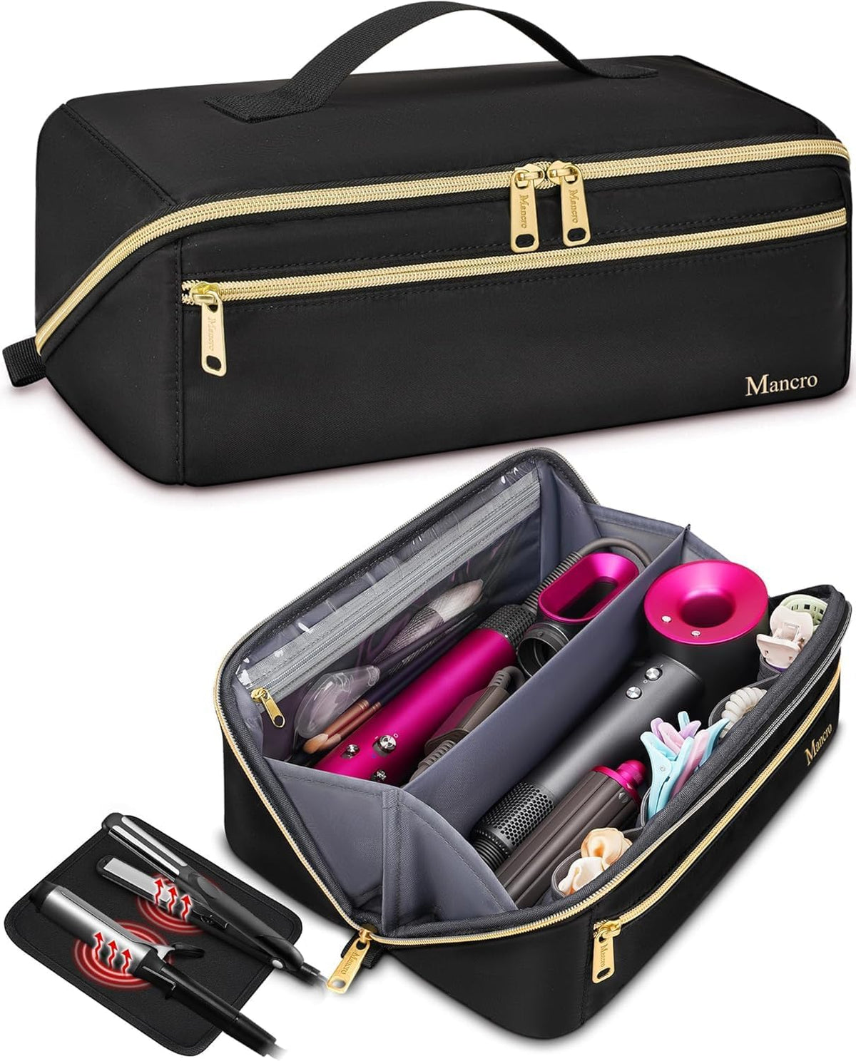 Mancro Hair Tools Travel Bag Compatible with Shark Flexstyle