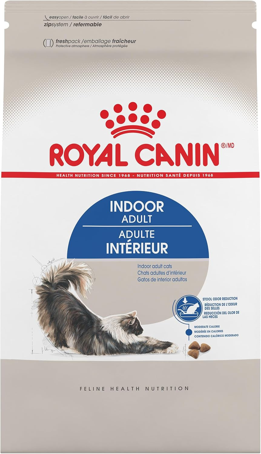 Royal Canin Feline Health Nutrition Indoor Adult Dry Cat Food, 7 Lb Bag