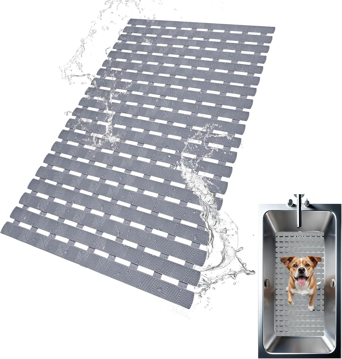 Non-Slip Bath Mat for Tub, Bathing Non-Slip Mat
