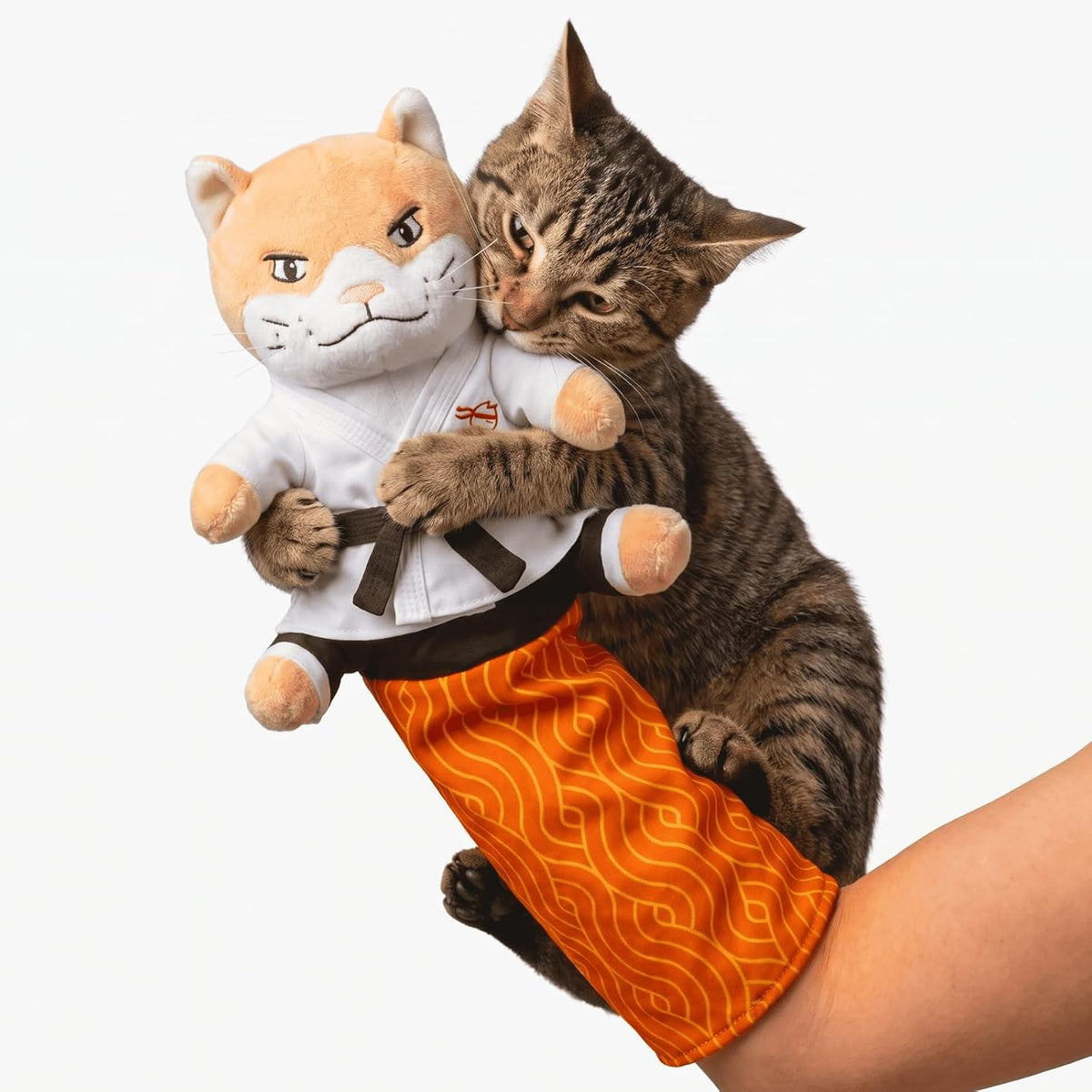 KARATE KITTY Cat Wrestling Glove & Puppet Toy with Arm Sleeve