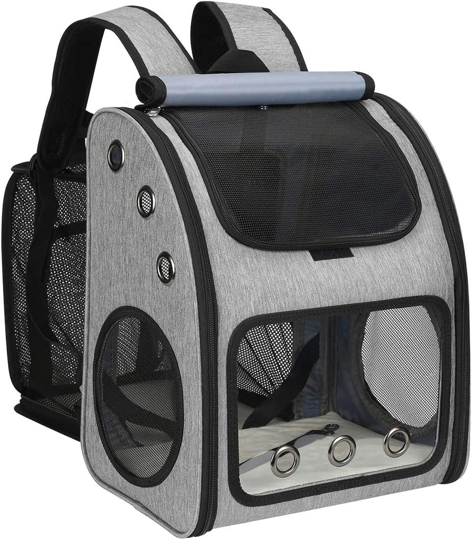 Expandable Cat Carrier Backpack, Large Space,Airline Approved, XL