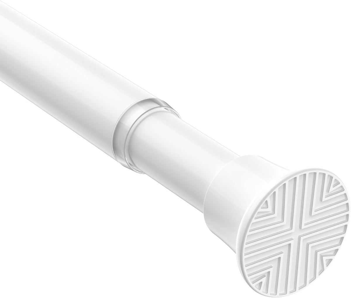 Spring Tension Curtain Rod for Window,White 31-76"Shower Rod