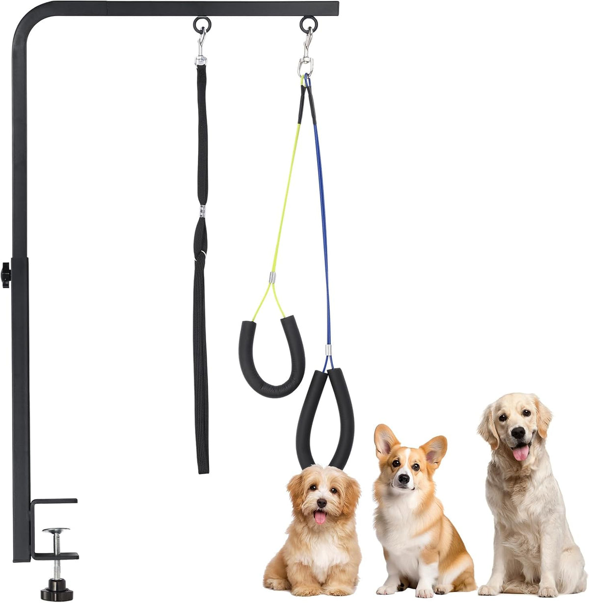 Adjustable Pet Grooming Arm with Clamp for Small & Medium Large Dogs,29"