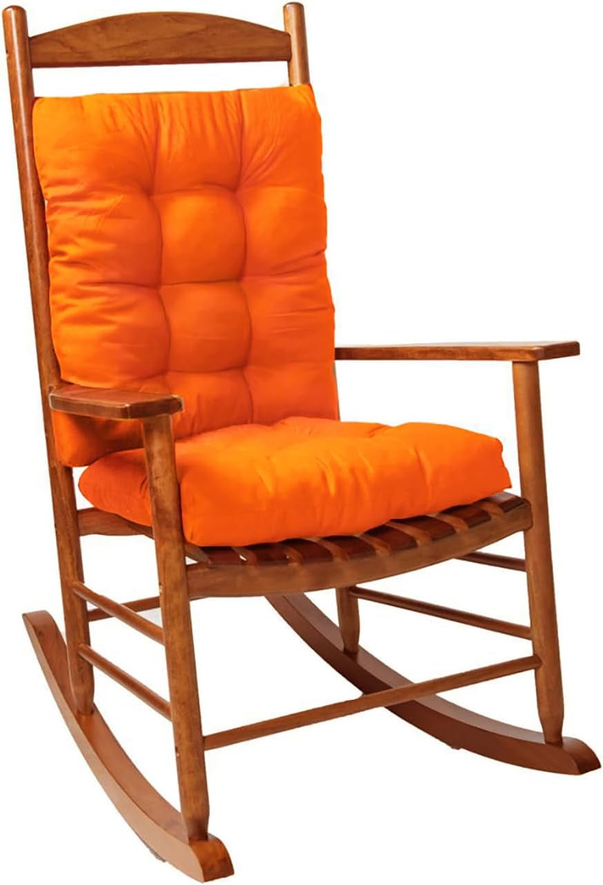 Orange Patio Seat Cushions for Indoor Outdoor