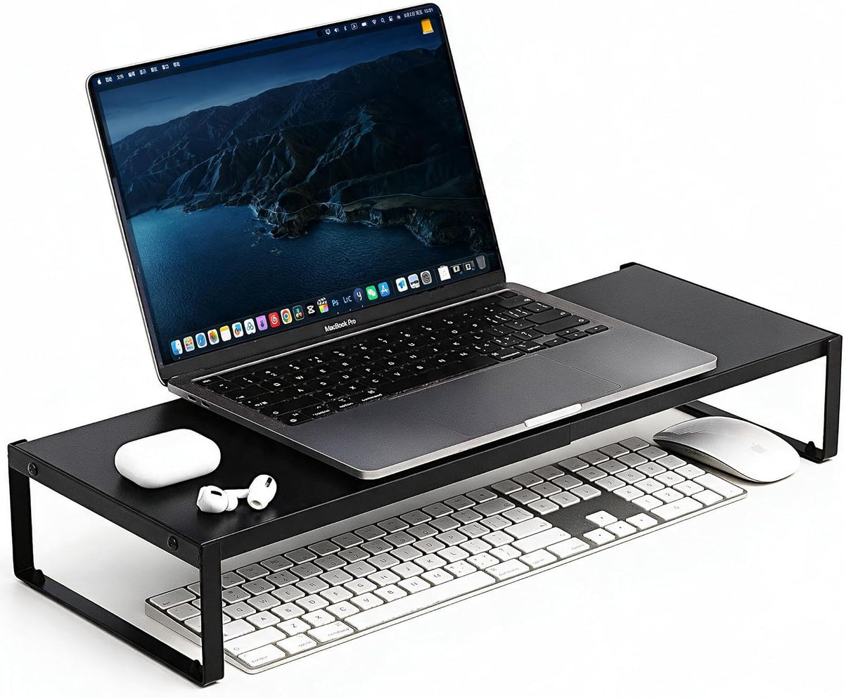 Monitor Stand Riser for Desk, Adjustable Computer Monitor Shelf, Riser Rack