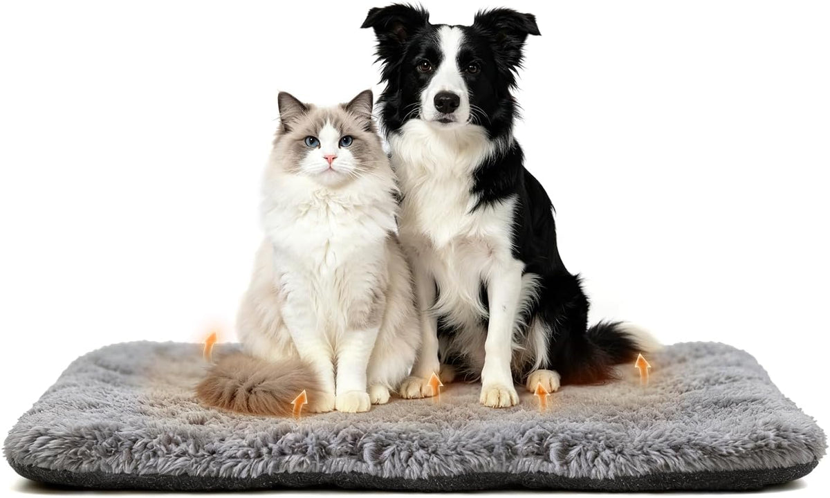 Self Warming Dog Bed Mats, Black, 28" X 45"